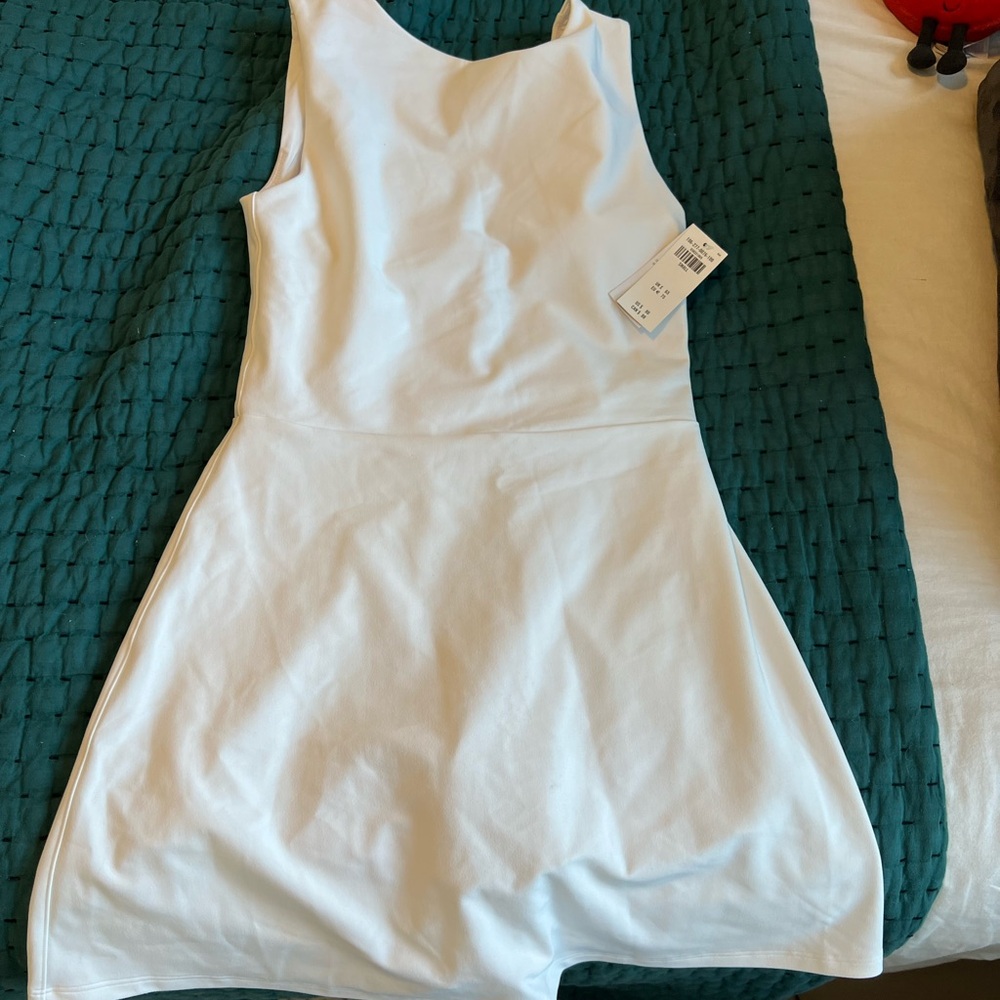 YPB Abercrombie white tennis dress size small